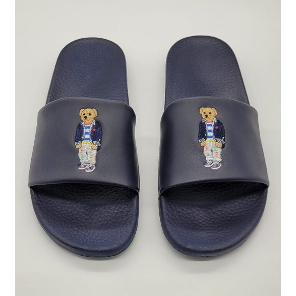 Ralph Lauren Polo Big Polo Bear Slides